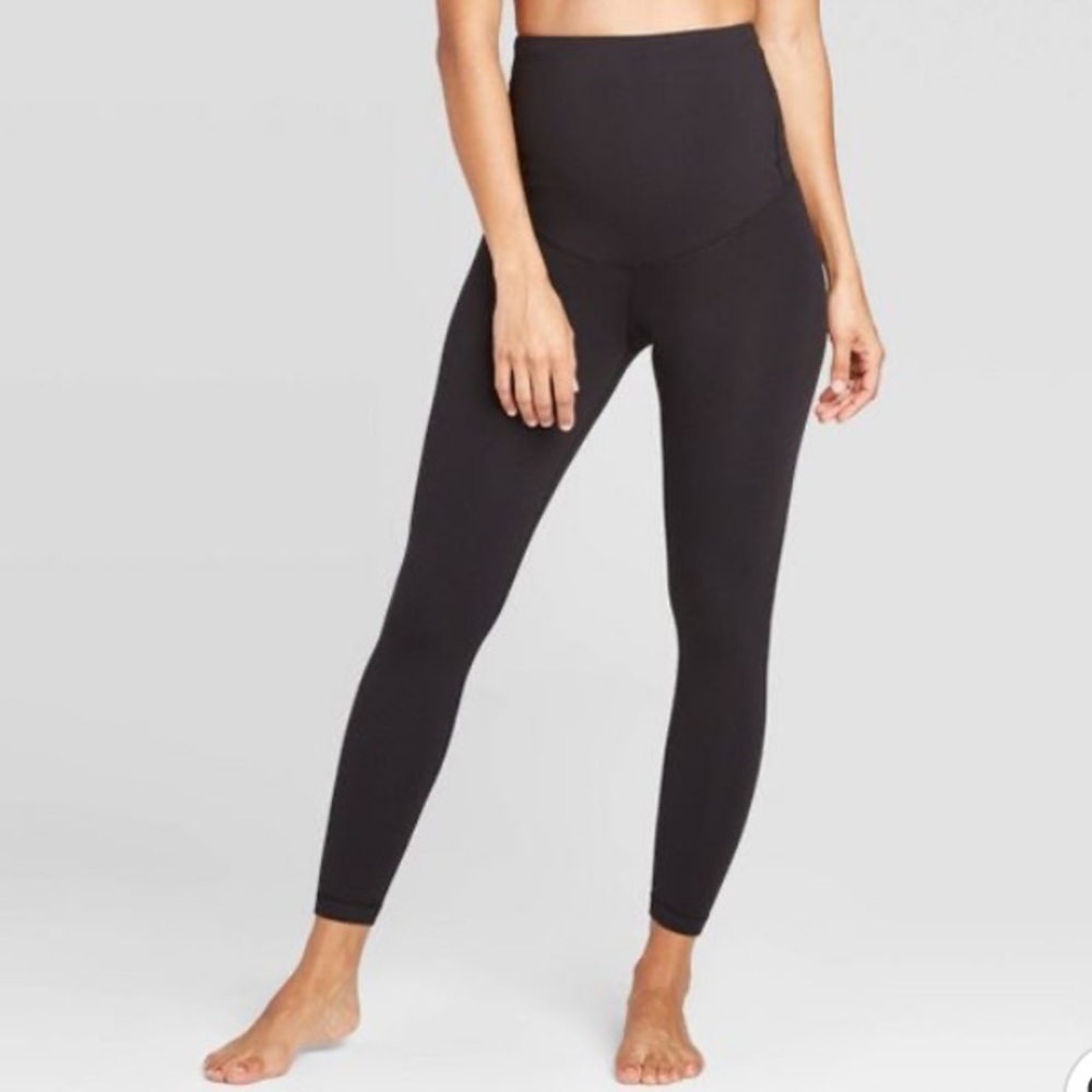Igrid and Isabel black maternity leggings